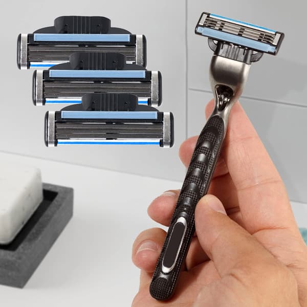 4 stk. barberblad for Gillette Mach erstatnings barberblad 3 blader