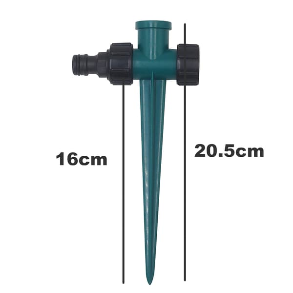 Rotationssprinkler Spike, gränssnitt för gräsmattesprinkler