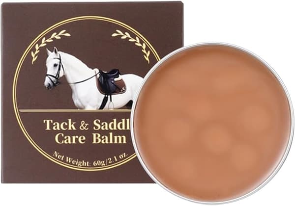 3-pack 60g Tack & Sadelvårdsbalsam Läderfuktighetskräm för Dagligt Underhåll av Hästsadel och Träns