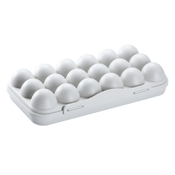 Stabelbar Eggeoppbevaringsbrett Grå 18 Egg (grå) (1 stk)
