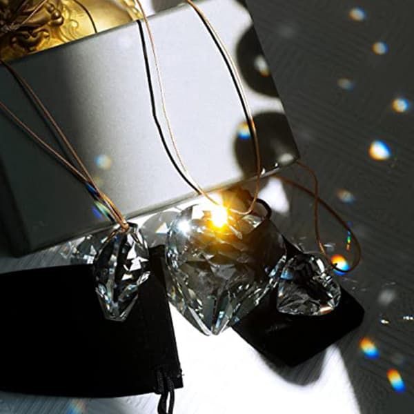 Hjerte Prisme Anheng Solfanger Prisme Suncatcher Kule Dekor