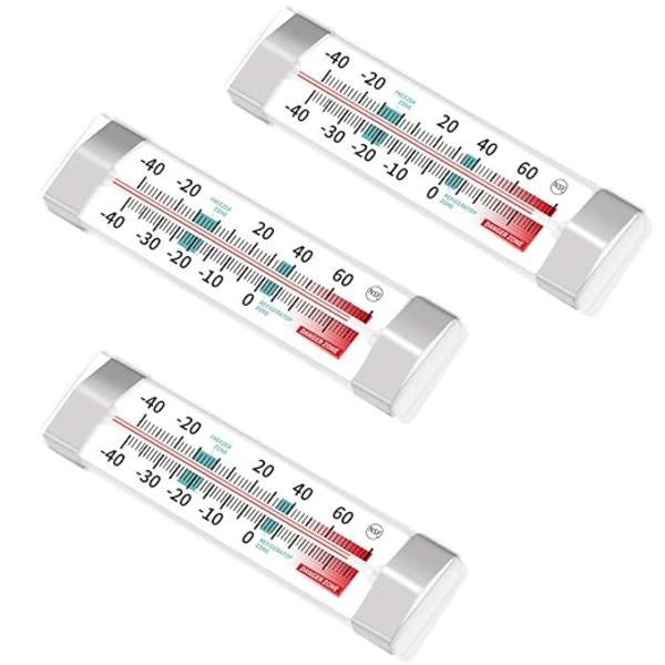 Kylskåps- och frytermometer (3-pack)