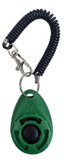 （grøn）Pet Training Clicker med håndledsrem - Hundetræning