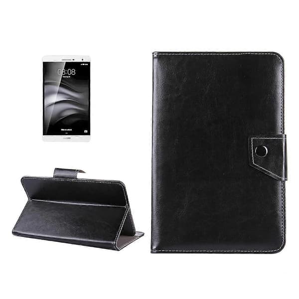 (Ny) Crazy Horse tekstur PU-etui til 7 tommer tablet-pc Black