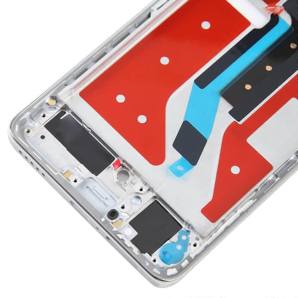 (Ny) For Honor 80 Pro Frontdeksel LCD-ramme Silver