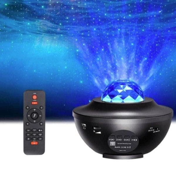 【YD】LED Galaxy Light - Star Lamp / Night Light Star Projector Black Svart