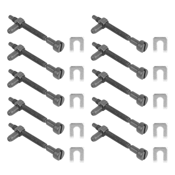 10 kappaleen ketjusahan terän kireyssäätöruuvit, yhteensopivat HUSQVARNA-mallien 288, 281, 272 XP, 268 ja 266 kanssa