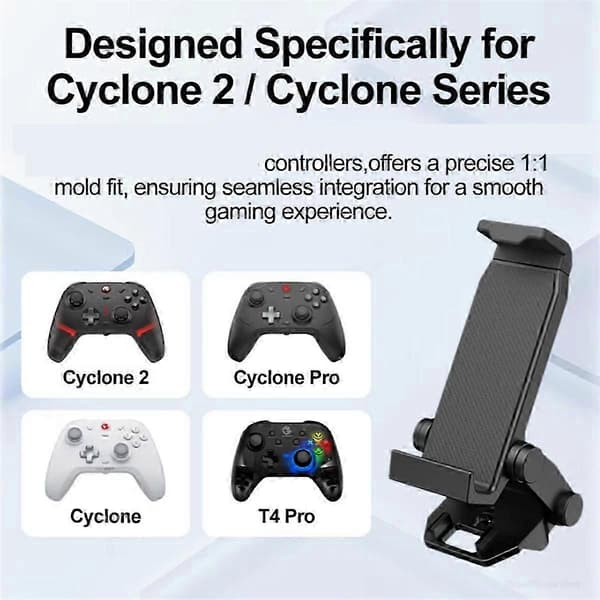 Cyclone 2 -puhelinpidike Cyclone Pro T4 -mobiilipidikekahva Android- ja iOS-puhelimille