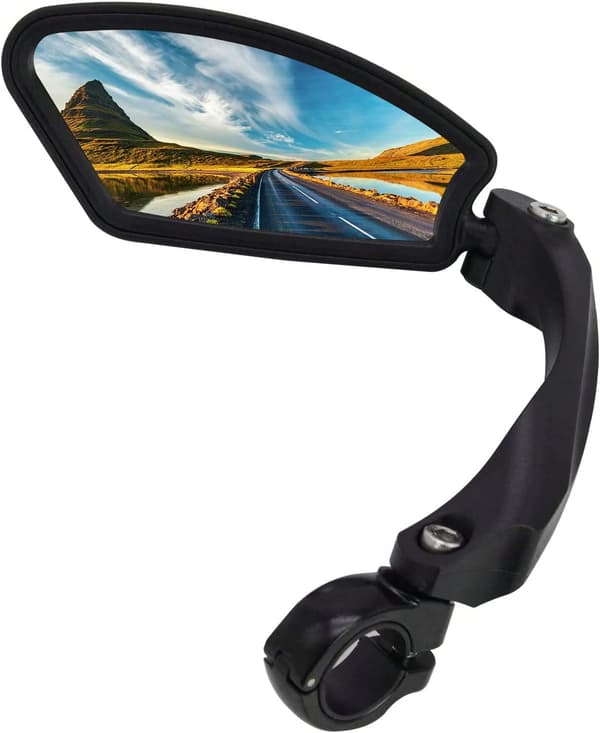 【YD】Cykelbakspejl, HD rustfrit stål, generation 2.0, til styr 21-26mm, elcykel