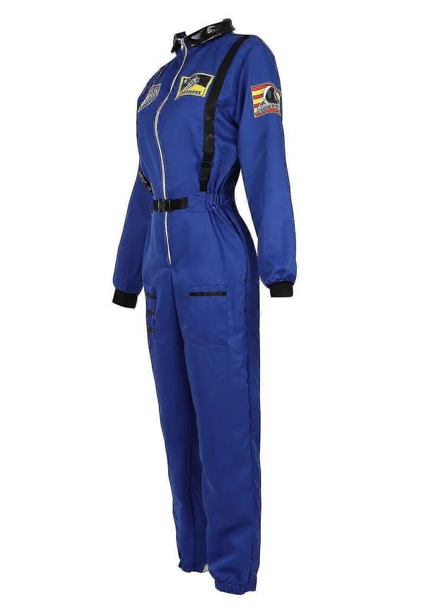 Astronautdräkt rymddräkt för vuxna Pink M