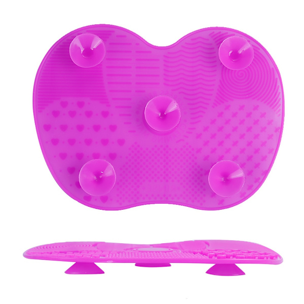 Silikon Makeup Brush Cleaner Tool Purple A