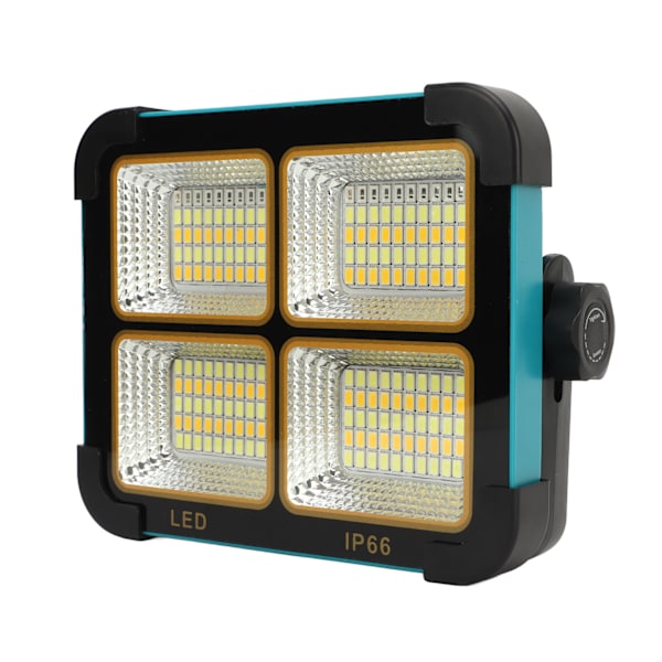 LED työ aurinkovalo 100W 10000LM 3000 - 6000K IP66 vedenpitävä ladattava kannettava ulkotyövalaisin