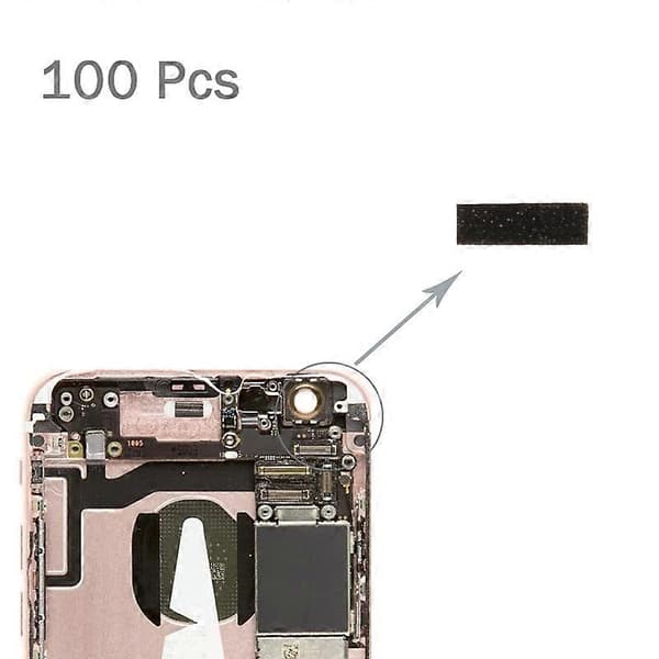 100 STK for iPhone 6s frontkamera modul sokkel svamp skumskiver Not Specified