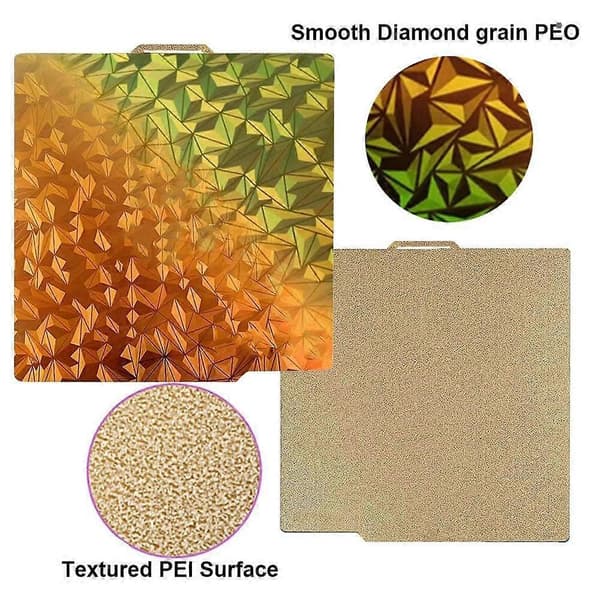 (Ny) 3D-printbyggeplade 257 mm til Bambu Lab A1 printerplatform, stil: PEI-belægning + PEO Chameleon Not Specified