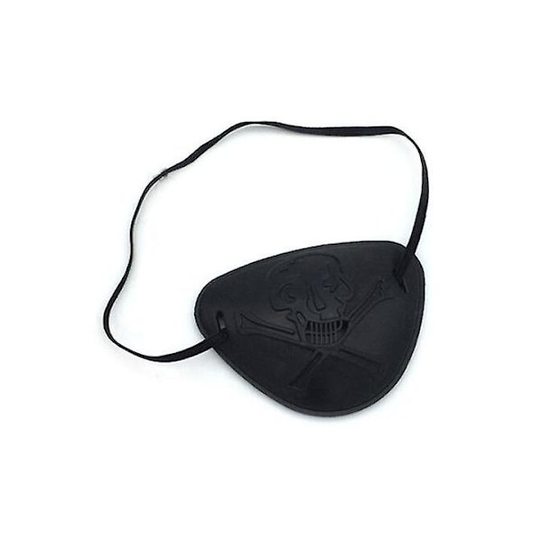 3st Pirate Eye Patches Skalplåster Silk Captain Eye Masks