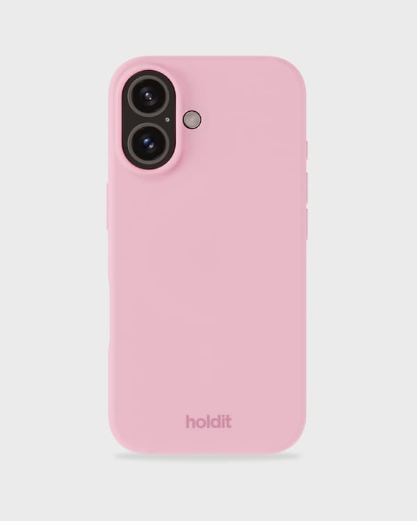 holdit iPhone 16 Mobilskal Silikon Rosa Silikon