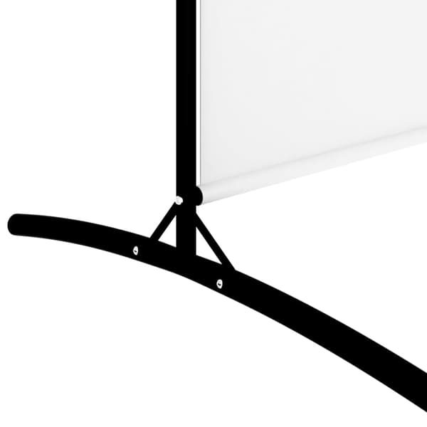 【YD】vidaXL Romdeler 5 paneler hvit 433x180 cm stoff Vit 5730