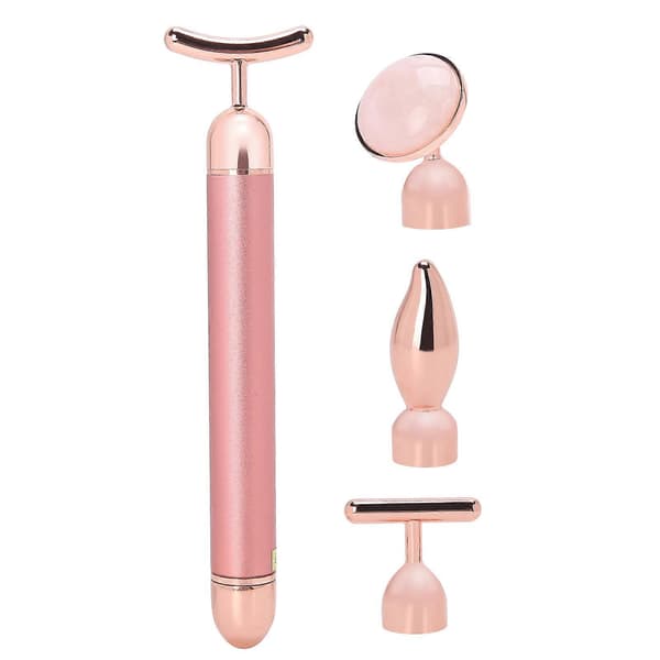 4 i 1 Multifunktionel Ansigtsmassager Vibrations Ansigtsløftende Opstrammende Massageapparat