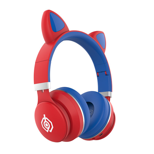 Hörlurar Cat Ear Bluetooth Wireless Over red