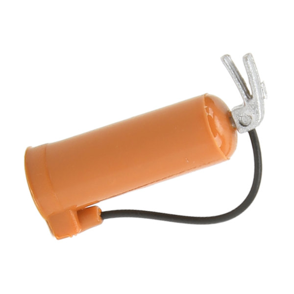 Oranssi elävän näköinen koristeellinen muovinen sammuttimen simulaatio 1/18 1/24 RC-autoille