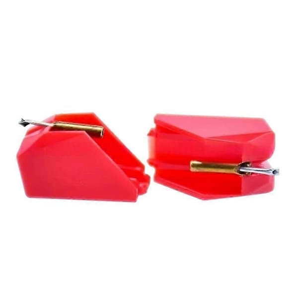 2 STK Erstatnings platespillerstift kompatibel med Technics P30 EPS30CS EPS24CS EPS25CS SLBD2 SLDD2 platespillerstift Red