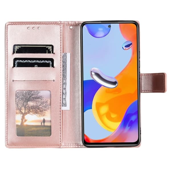 【YD】Xiaomi Redmi Note 11 Pro 5G Case Mandala Leather Rose Gold 70