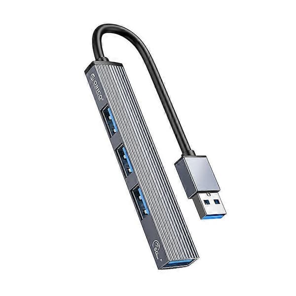 (Ny) ORICO AH-A13 USB 3.0 x 1 + USB 2.0 x 3 til USB 3.0 HUB-adapter Space Gray