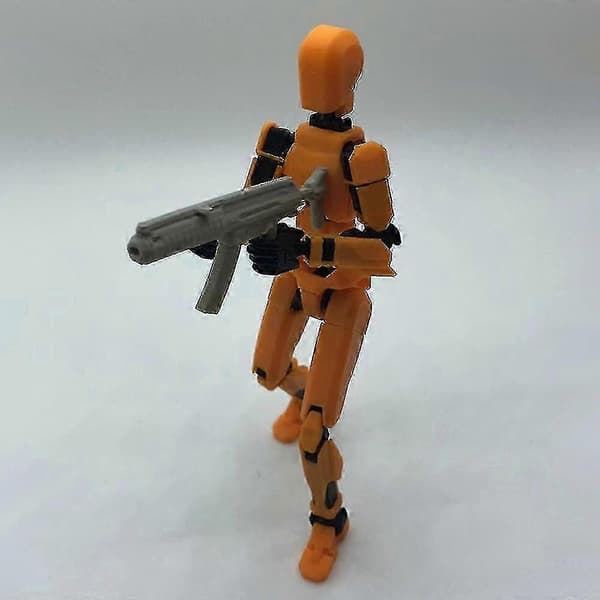 【YD】T13 Titan Robot Actionfigur - 3D-printet samleobjekt til sci-fi-entusiaster Black Red