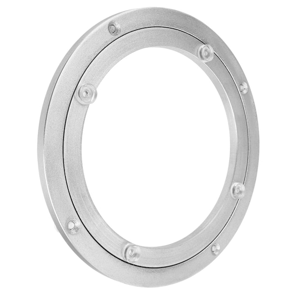 8-tommers roterende displaystativ i aluminium - Rundt dreieskive for utstillinger