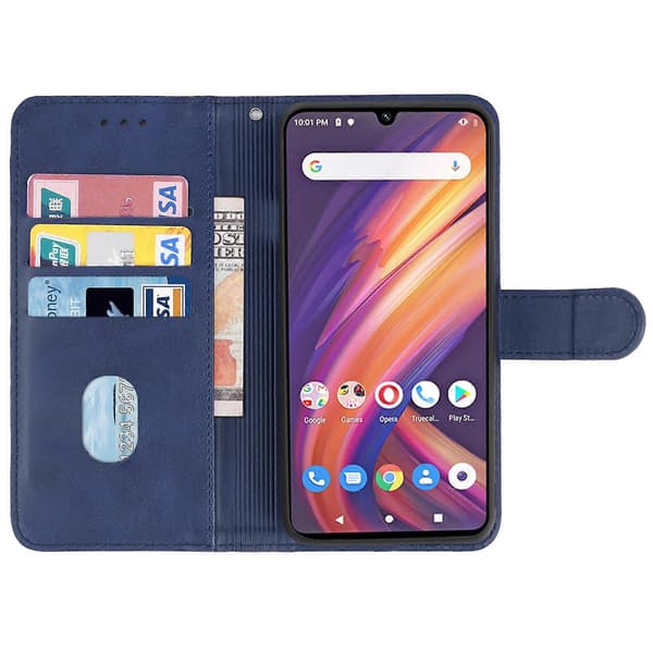 (Nytt) Skinntelefondeksel til Lenovo A6 Note Blue