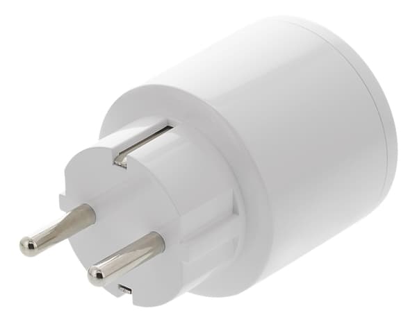 【YD】DELTACO SMART HOME-strømafbryder, WiFi, 1xCEE 7/3, 10A, timer, 3-pak 220