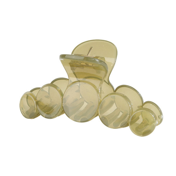 Women Transparent Round Barrettes Hair Hair Clips Headwear Hair