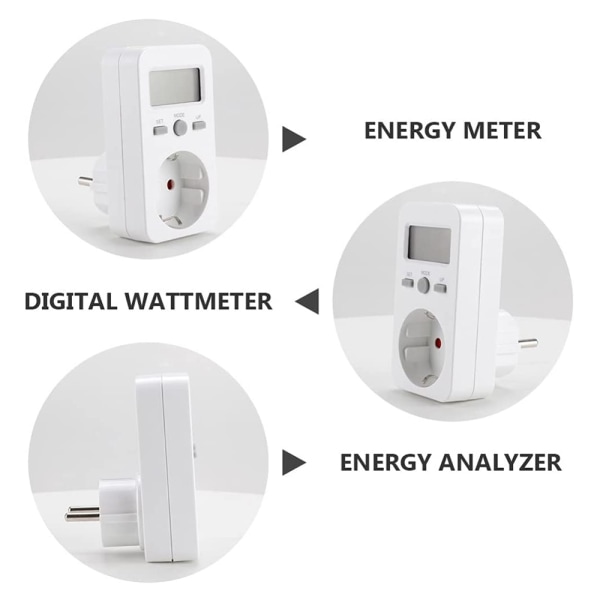 Elmåler / Energimåler til elmåling via stikkontakt