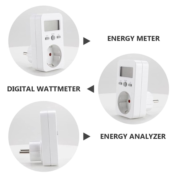 Elmätare / Energimätare för elmätning via vägguttag