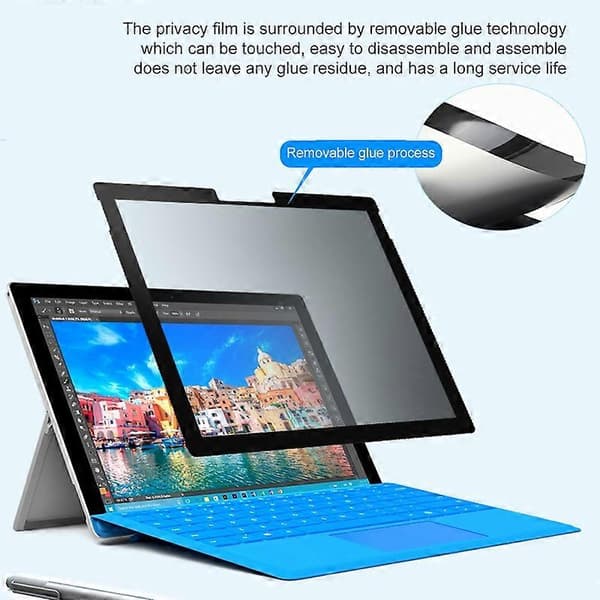 Laptopramlim Anti-spionfilm för Microsoft Surface Pro 8 Not Specified