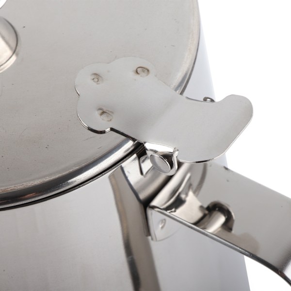 Kaffekanna i rostfritt stål med lock för perfekt kaffekonst