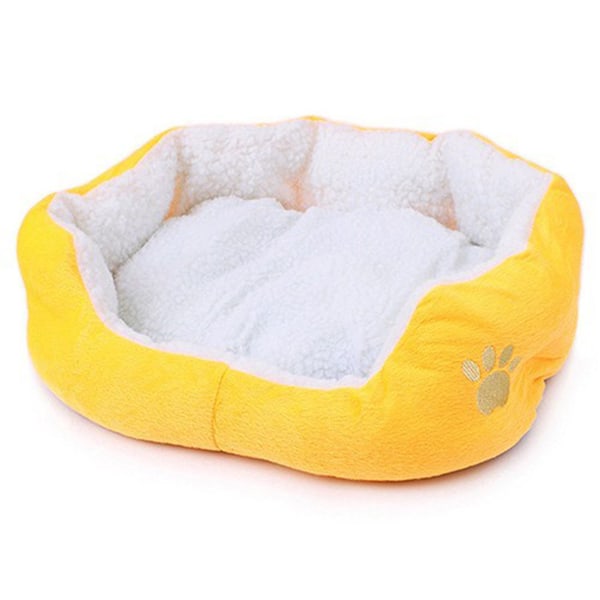 Hundeseng Vaskbare varme runde hundesenger for valper og kattunger Coffee