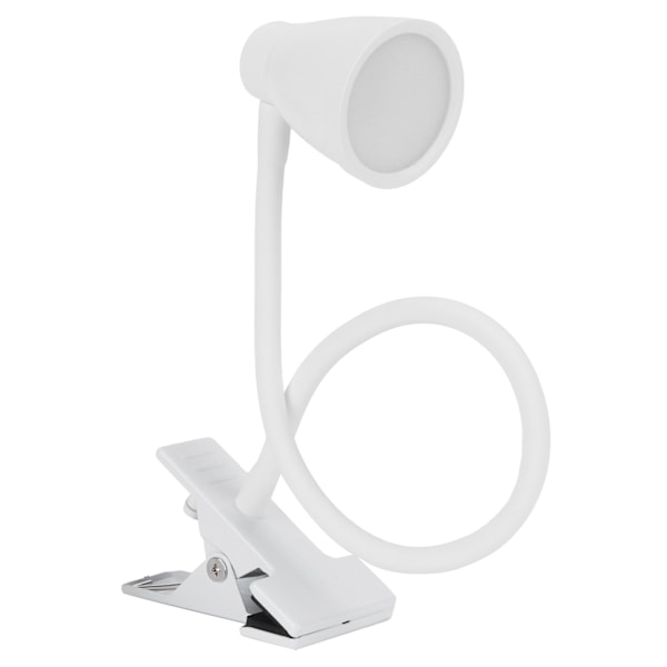 USB-dimmbar klämlampa för läsning - Snygg och kreativ inomhusbelysning i vitt