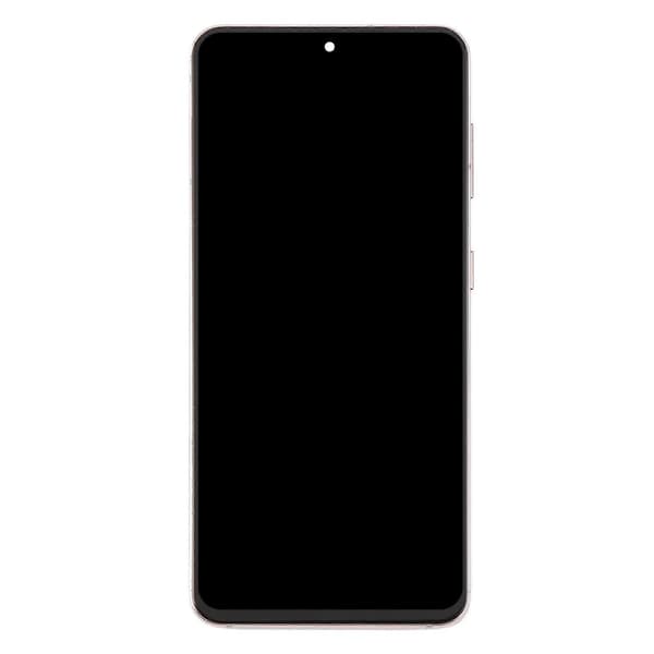 För Samsung Galaxy S21 5G SM-G991B 6,12 tums TFT LCD-skärm Digitizer komplett montering med ram, stöder inte fingeravtrycksidentifiering Gold