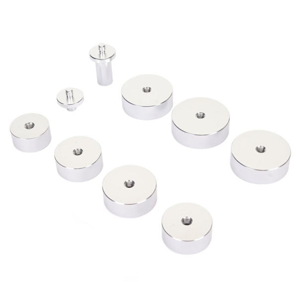 7-Delars Bezel Press Die Set - Professionell Reparationsverktygssats för Urboettlock i Rund Aluminiumlegering 27-40mm