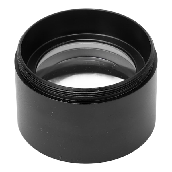 0.5X Mikroskop Objektiv Linse med 48mm Gevind og Blåt Lys Blokerende Tilbehør - Sort