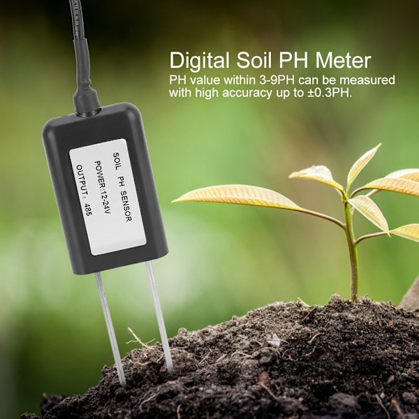 RS485 Vanntett Digital Jord pH-måler Sensor for Veksthus og Hager