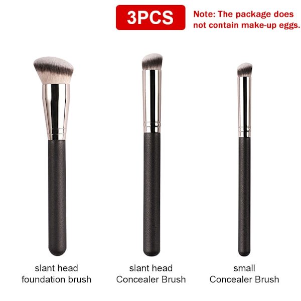Sminkborstar Blush Concealer Makeupborstar för ansiktet Set 9