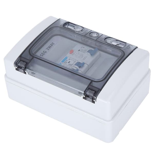 Miniatyr effektbryterbeskyttelse med vanntett lekkasjebryter 40A 30mA RCD +2MCB (6a32A)