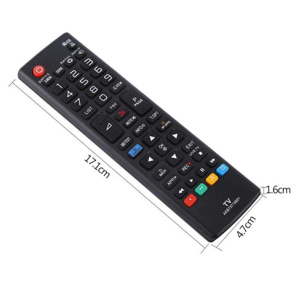 Universal AKB73715601 LG TV:n vaihtoon black one size 1b57 | black | one  size | Fyndiq