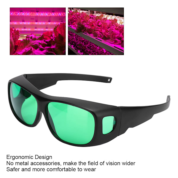 Inomhus LED-odlingsrum Glasögon UV-polariserade för Tält Växthus Hydroponics Växtljus Ögonsäkerhet