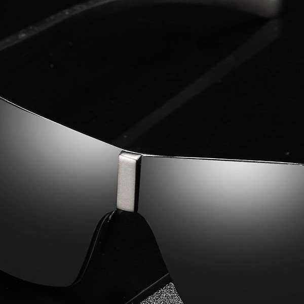 Utomhussportsolglasögon Anti-UV polariserade solglasögon för män Fiske och körning - svart båge Svart grå lins Black Frame Black Gray Lenses