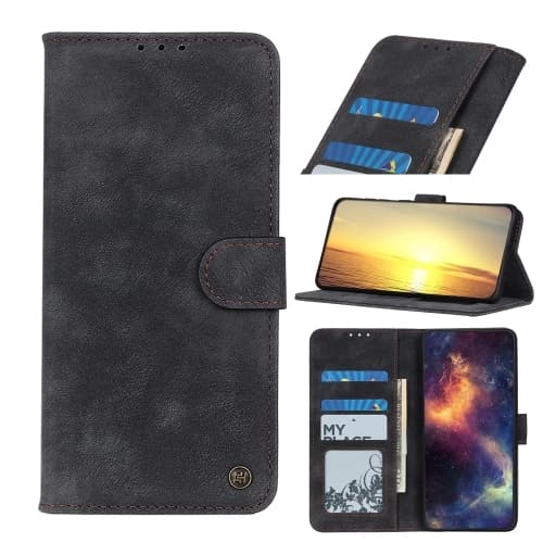 【YD】OnePlus Nord CE 2 Lite 5G Cover Retro Tekstur Sort 75