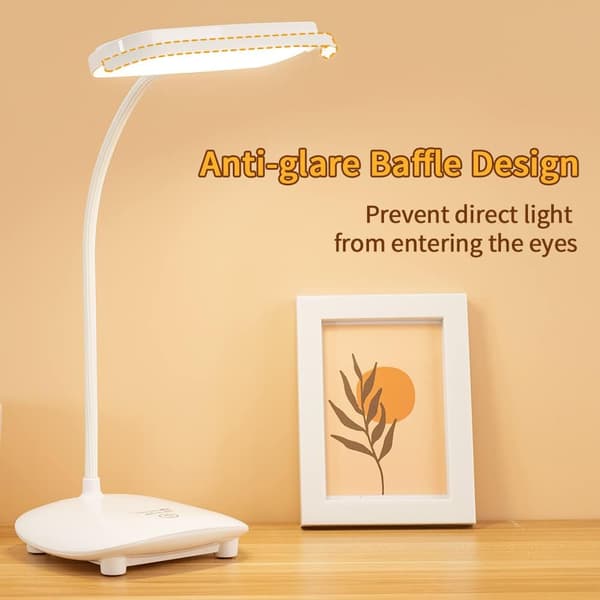 【YD】LED Desk Lamp, Foldable Small Desk Lamp
