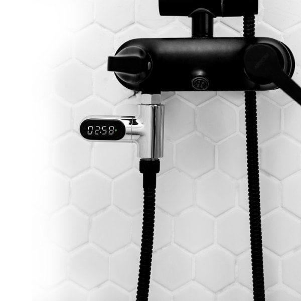 LED Display Vattenmätare Digital duschtermometer